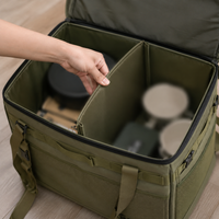Camping Storage Bag, 57L Large Capacity, Oxford Fabric, Tool Bag, Outdoor Gear Bag