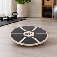 Balance Board for Gym Goers White Round Non-Slip Surface 250kg Wobble Board