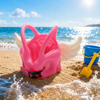 Adjustable Strap Inflatable Swim Vest Buckled Closure PVC Swim Vest Long-Lasting Easy to Inflate