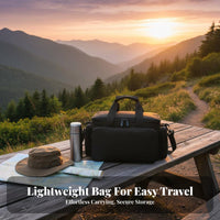 Padded Crossbody Camera Bag Long-Lasting Construction Padded Camera Bag Multi-Pocket Design Multiple Pockets for Travelers