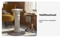 Roman Pillar Plinth Artistic Design Romandesign Pillar Statement Piece Robust Duty for Cafe Owners, Art Collectors