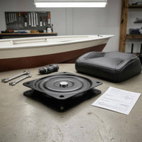 Rotating Boat Seat Swivel Plate Low-Height Boat Seat Swivel Slotted Turntable Base Plate Rounded Corners
