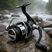 HUIDIAO Aoxuan Spinning Reel Lightweight Carbon Rocker Arm Shallow Spool Anti-Corrosion Fishing Reel