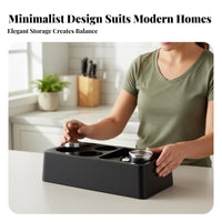 Long-Lasting Coffee Tamper Stand Anti-Slip Base Espresso Tamping Station Keeps Countertop Organized for Home Baristas, Cafe