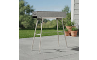 Stainless Steel Barbecue Grill with Stand Rust-Resistant Skewer Grill Easy to Clean Raised for Backyard, Patio
