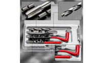 Compact Thread Repair Tool Kit with Case Organized Thread Chaser Tool Set with Storage Case Comprehensive Precision for Mechanics, DIYers, Hobbyists, Garage, Workshop