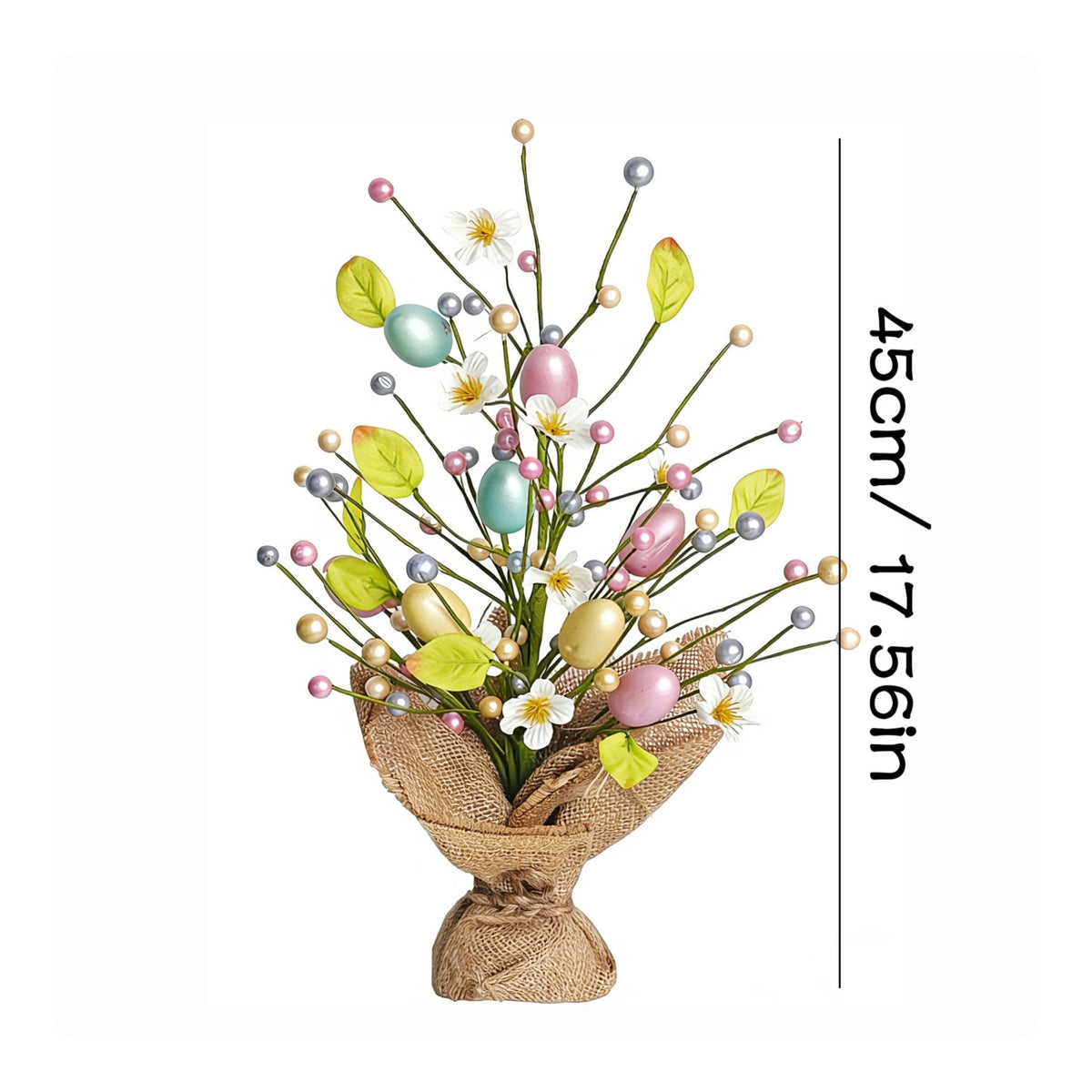Easter Egg Branch DIY Easter Egg Twig Branch Festive for Wreath Making