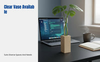Test Tube Vase, Foldable Glass Flower Stand, Hydroponic Green Display, Creative Home Decoration