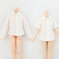 Easy to Match Doll Blouse Casual Design Miniature Collared Shirt Compatible with Most Figures 12 Inch Doll Clothes Button Front