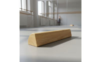 Paint-Unpainted Wooden Exercise Block Sturdy & Long-Lasting Arc Exercise Block Stable Half Round Wood Support Anti-Slip for Beginners, Children, Dancers, Dance Studio, Gym, Home