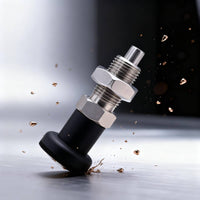 Compact Knob Plunger Precision Machined Indexing Plunger High Durability Coil Loaded Fastener Wear Resistant for Machinery, Fixtures