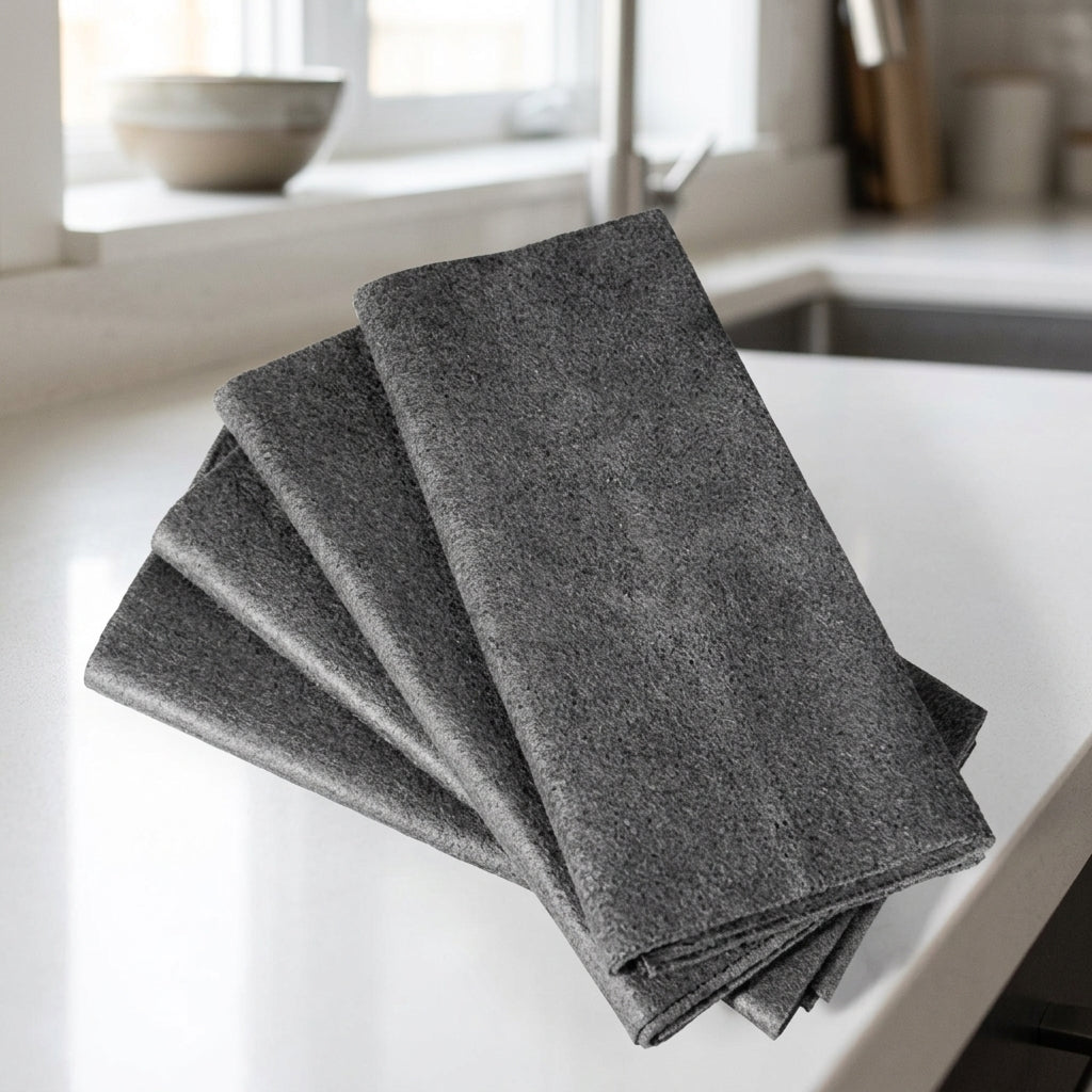 Non-streak Microfibre Cloth for Glass and Panes, High Absorbency Microfibre Cleaning Cloths, 1pc