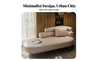 Italian Design archedd Chaise Lounge Minimalist aesthetic Ergonomic Chaise Plush Upholstery Indoor Furniture Sculptural Form for Homeowners, Interior Designers, partners, Living Room, Relaxation, perusing alcove, film viewings
