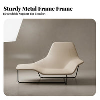Nordic Design Asymmetrical Sculptural Chair distinctive Shape Deep Seat Armchair Statement Piece Indoor Seating Modern aesthetic for Interior Designers, Homeowners, Living Room, Showroom, Hotel Lobby, Office Reception