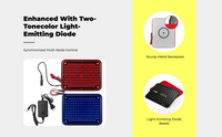Dual-color LED strobe for security