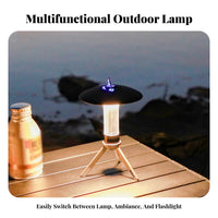 Multifunctional Tent Light Multi-Functional Lighthouse Outdoor Design Lamp Lightweight Energy-Efficient Outdoor Flashlight for Campers, Anglers