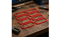 8 Pieces Intake Manifold Gasket Kit Molded O Seal Rectangular for LS Swaps