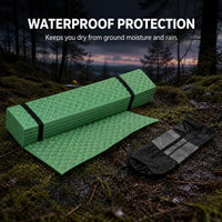 Outdoor Folding Egg Crate Sleeping Pad, Thickened Waterproof Camping Mat for Tent and Nap, Portable