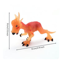 Dinosaur Figure with Display Box Soft Figurines Textured for Children