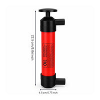 Portable Automotive Fluid Extractor Pump Nonleak Manual Fluid Extractor Airtight Oil Transfer Pump Chemical-Resistant for Garage