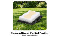 Sand Hitting  Simulator Mat Brush Surface Golf Hitting  Practice Mat Synthetic Bristles Training Pad