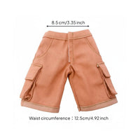 BJD Utility Shorts Casual Miniature Cargo Pants With Pockets