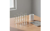 Glass Test Tube Vase Modern Minimalist Design Test Tube Vase High Clearness Single Stem Flower Holder for DIY Enthusiasts, Wedding Centerpiece