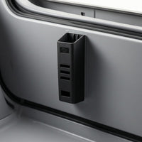 Openopen-Top Umbrella Storage Box ABS Plastic Car Umbrella Holder Matte Textured Slotted Side Slots for Vehicle Use