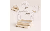 Avian Transport Carrier Cage Easy to Hygienic Avian Travel Carrier for Parrots