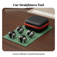 High Precision Pool Cue Straightness Checker Quick Check Billiard Cue Straightener Portable and Compact for Game Room, Club