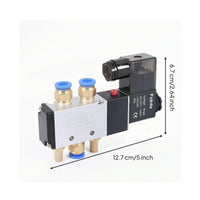 Electromagnetic Directional Valve Corrosion-Resistant Pneumatic Solenoid Valve Electric Responsive for Air-Cylinder Control