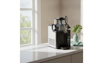 Countertop Slush Machine Compact Icy Drink Machine Temperature Control Slushie Maker Home Use for Families, Hosts