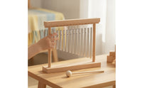 Chime Toy with Mallet Wooden Instrument Musical for Music Wellness