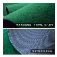 Golf Putting Practice Mat with Big Foot Design for Indoor Use