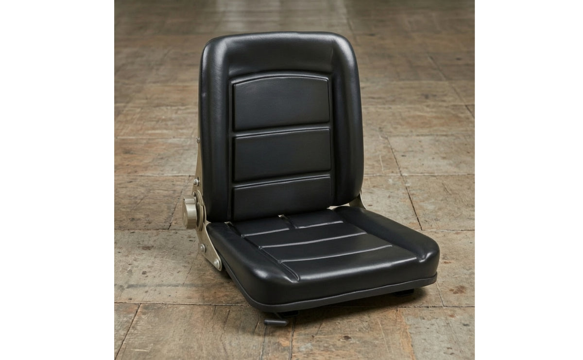 Adjustable Loader Seat Forklift Driver Seat Padded Cushion for Warehouses, Farms