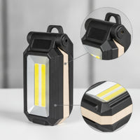 Long-Lasting LED Work Light with Bracket Foldable COB Work Light Rugged Lighting Handsunrestricted for Mechanics, Workshop, Auto Repair, Camping, Emergency
