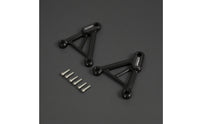 Headlight Side Brackets CNC-Machined Motorcycle Headlight Bracket Aluminum Alloy Modified for Commuters, Front End Upgrade