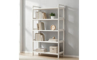 Open Bookshelf Minimalist Freestanding Bookshelf Space-Saving Open Bookcase for Living Room, Study