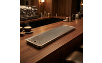 stainless steel Beer Drips Tray Raised Rims Serving Ware Rounded Corners