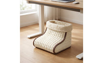 Electric Foot Warmer Heated Foot Enclosure with Washable Lining Soft Appliance for Office Workers, Students, Desk, Home