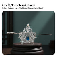 Chinese Hair Elegant Headpiece and Elegant Traditional Chinese Attire Hair Ornament Intricate Design Ancient Design Headdress for Cosplayers