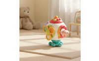 Multi-Sided Design Octahedron Busy Ball Bright Colors Sensory Busy Cube Safe Materials Baby Activity Cube Travel Friendly for 1 Year Olds