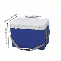 Insulated Container with Ice Firm-Sided-Sided Insulated Transport Container Rigid Ice Chest for Immunization Carry
