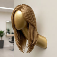 Mounted on Wall Mannequin Head Professional Wall Mount Mannequin Head Glossy Hat Display Stand for Retailers, Milliners, Retail Shops, Boutiques