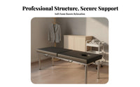 Foldable Design Portable Massage Table Lightweight Folding Massage Table Skin-Friendly Leather Folding Beauty Bed Waterproof for Acupuncturists, Estheticians, Mobile Professionals, Spa, Medical Facility