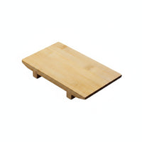 Sushi Board with Feet Rectangular Wooden Serving Tray Eco-Friendly