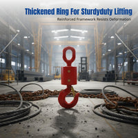 360-Degree Rotation Rotating Crane Hook with Safety Latch Heavy-Duty Swivel Eye Sling Hook High Load Capacity Lifting Equipment Self-Locking for Construction Workers, Factory Personnel, Warehouse Personnel, Oilfields, Factories, Warehouses, Shipping Docks