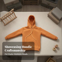 1/6 Scale Hoodie With Drawstring Hood Miniature Hooded Sweatshirt Trendy Design Doll Hoodie for Hobbyists, Toy Photography, Diorama Building