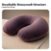 High Elasticity Latex Pillow Breathable Wave Shaped Pillow Two-Level Height Design for Students, Side Sleepers, Beauty Salon, Massage Parlor