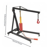 Detailed Miniature Engine Hoist Model Display Decor Display Scene Accessory Photo Prop for Collectors